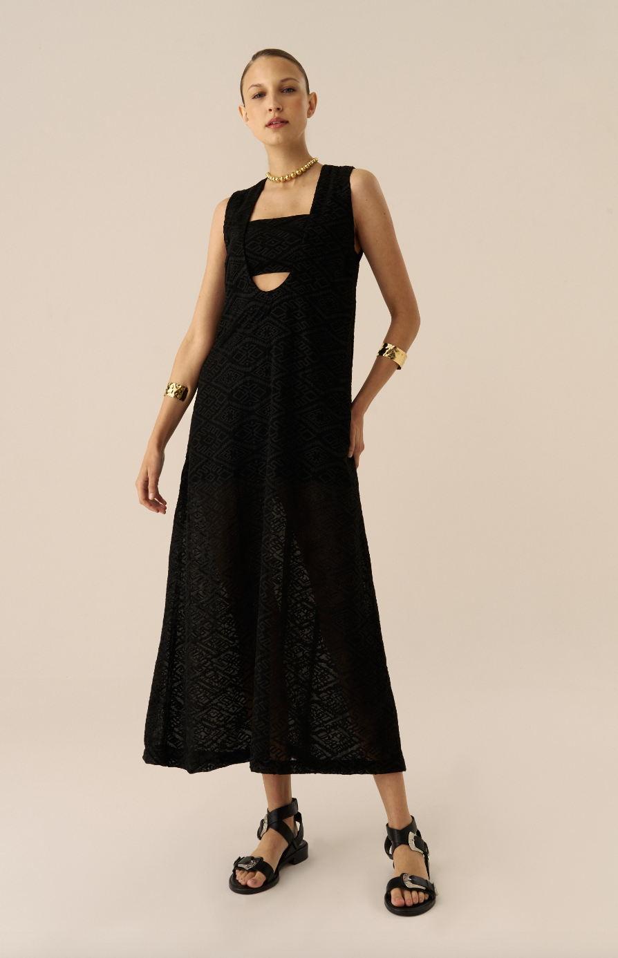 Vestido Marcela Preto