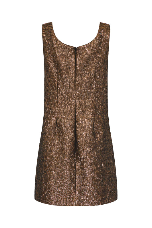 Vestido Malu Dourado