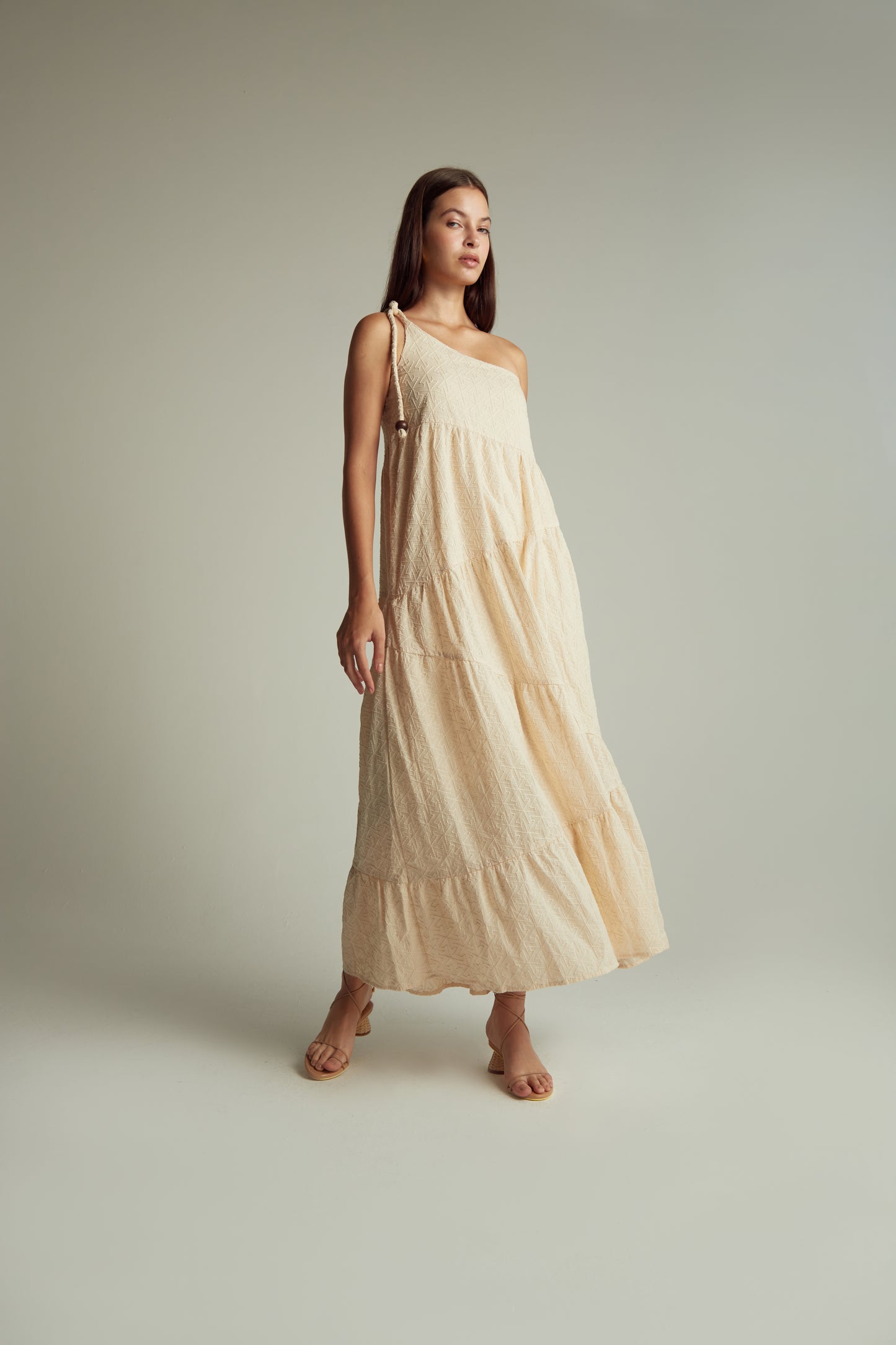 Vestido Paola Creme