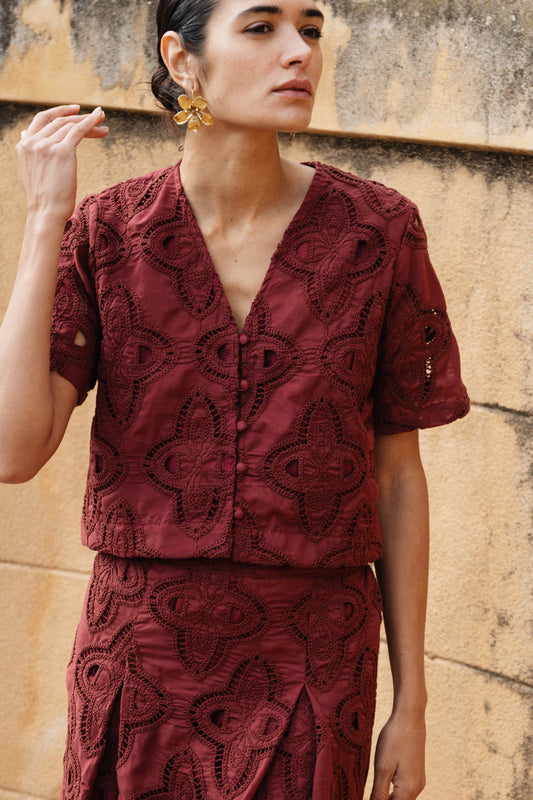 Camisa Stella Roxo