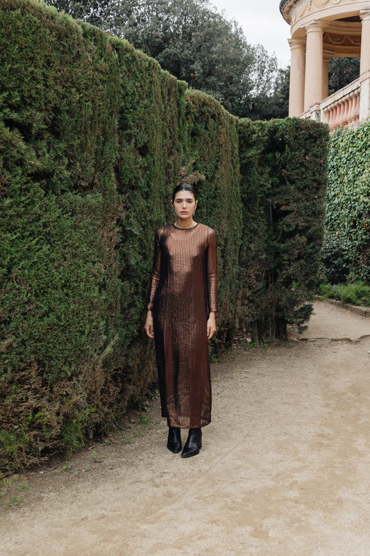 Vestido Luna Bronze