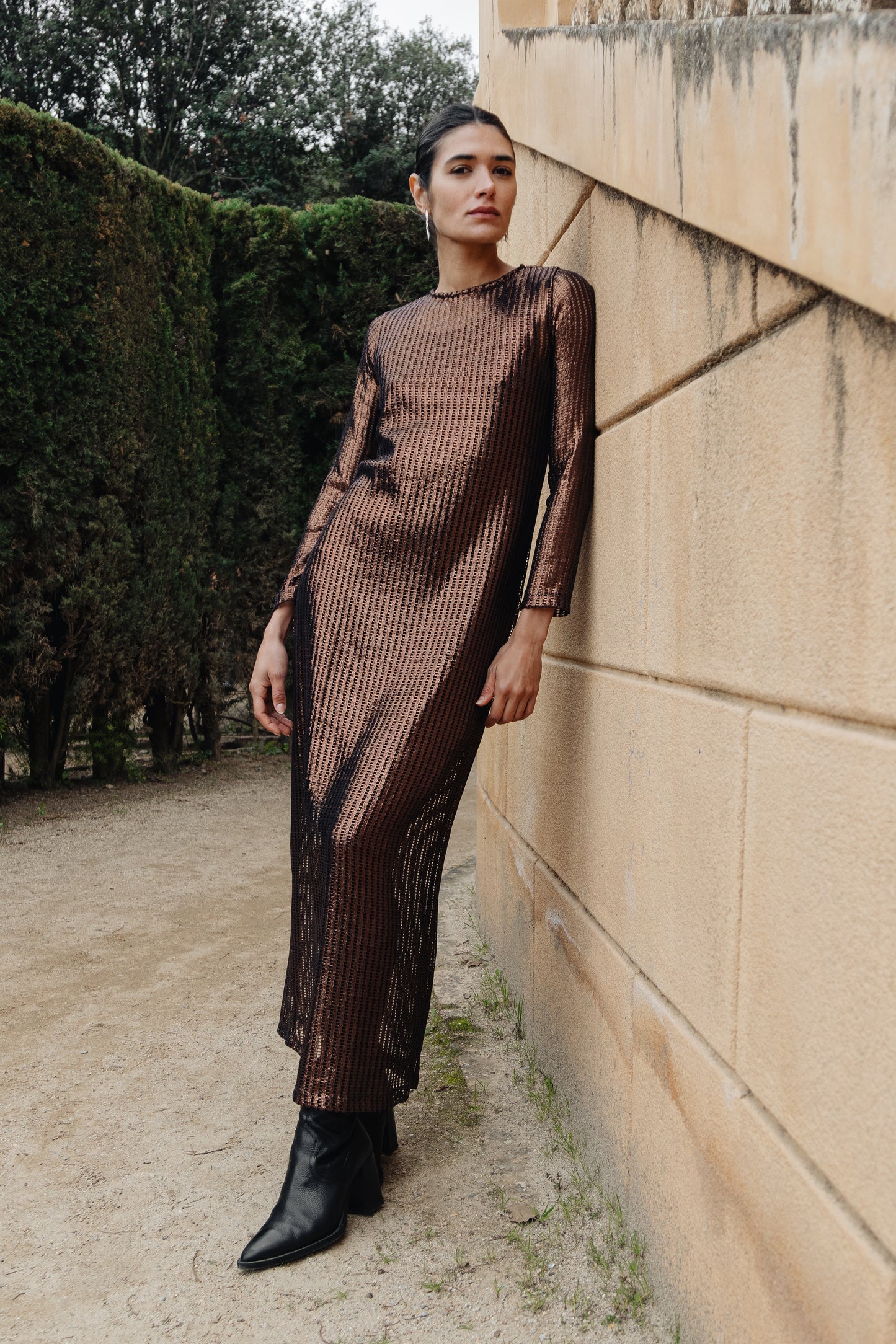 Vestido Luna Bronze