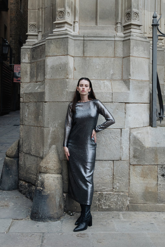Vestido Luna Prata