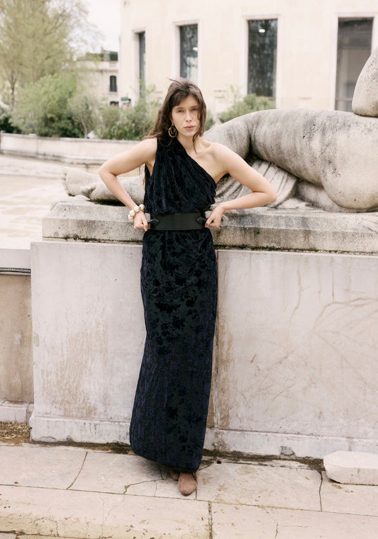 Vestido Flora Preto