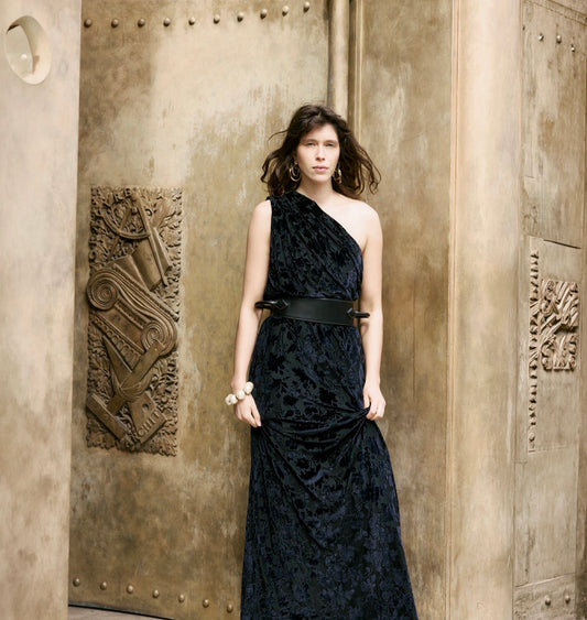 Vestido Flora Preto
