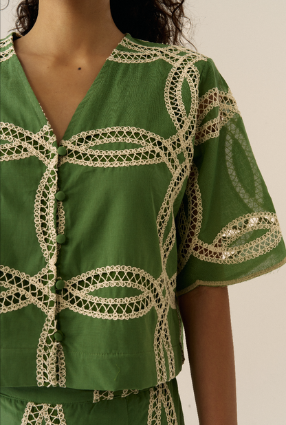 Camisa Luiza Verde