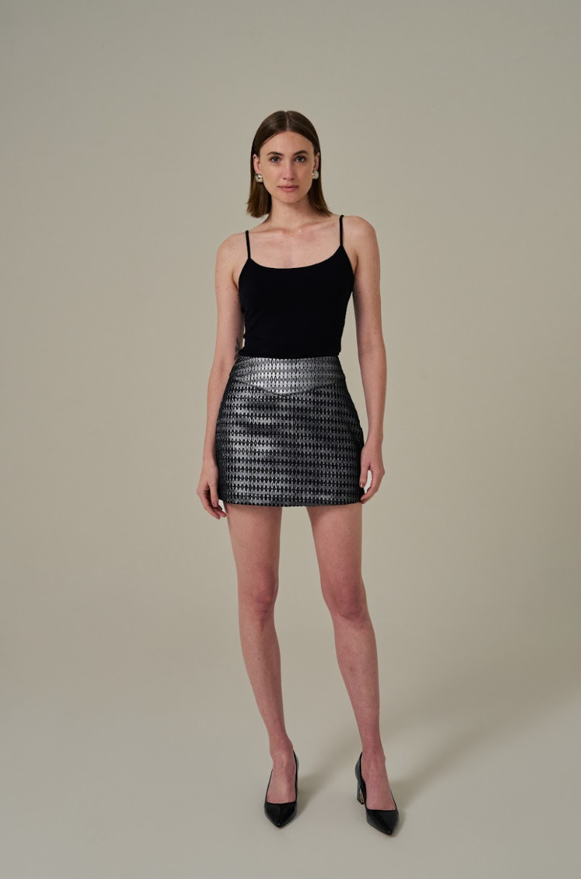 Shorts Saia Mila Prata