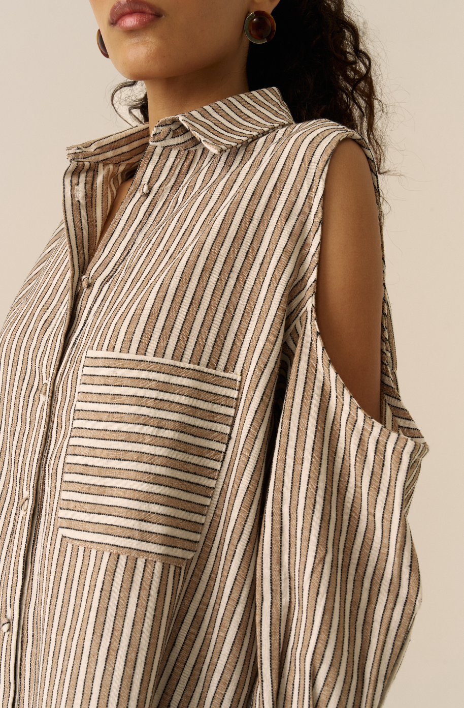 Camisa Maju Bege