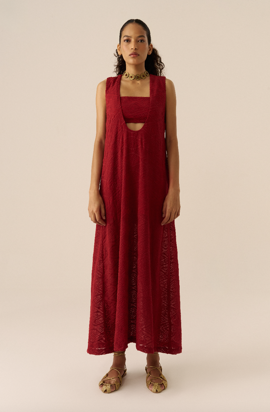 Vestido Marcela Vermelho