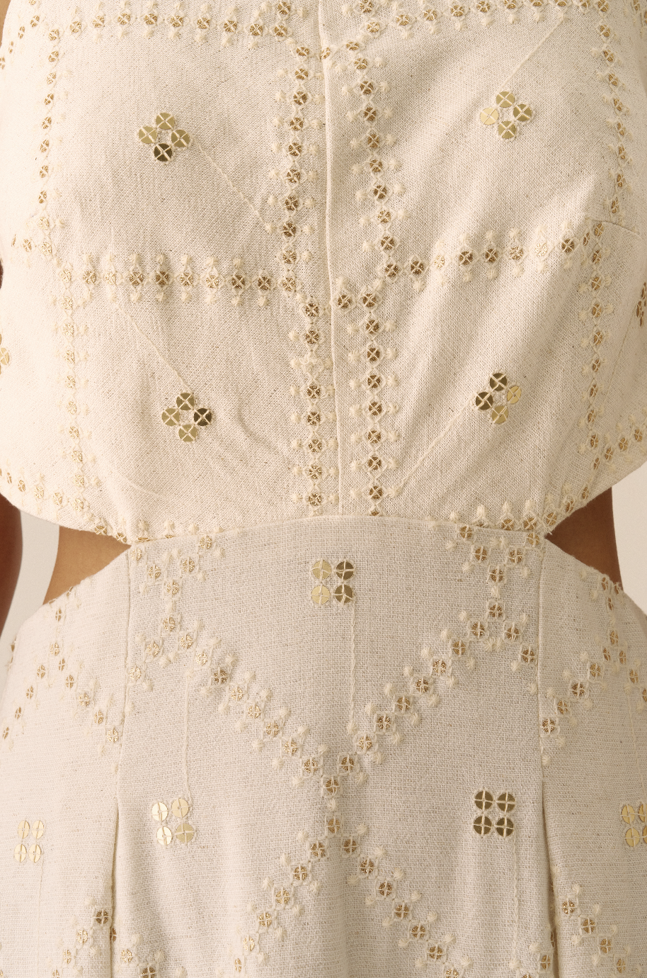 Vestido Alessandra Off White