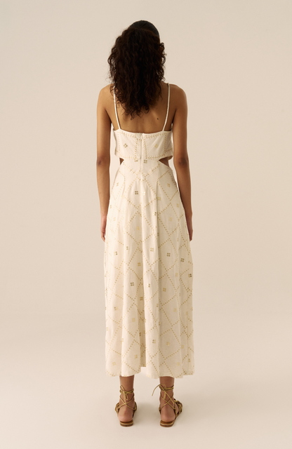 Vestido Alessandra Off White