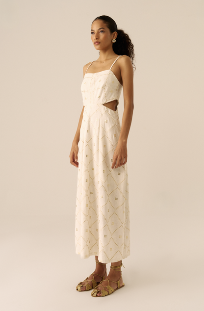 Vestido Alessandra Off White