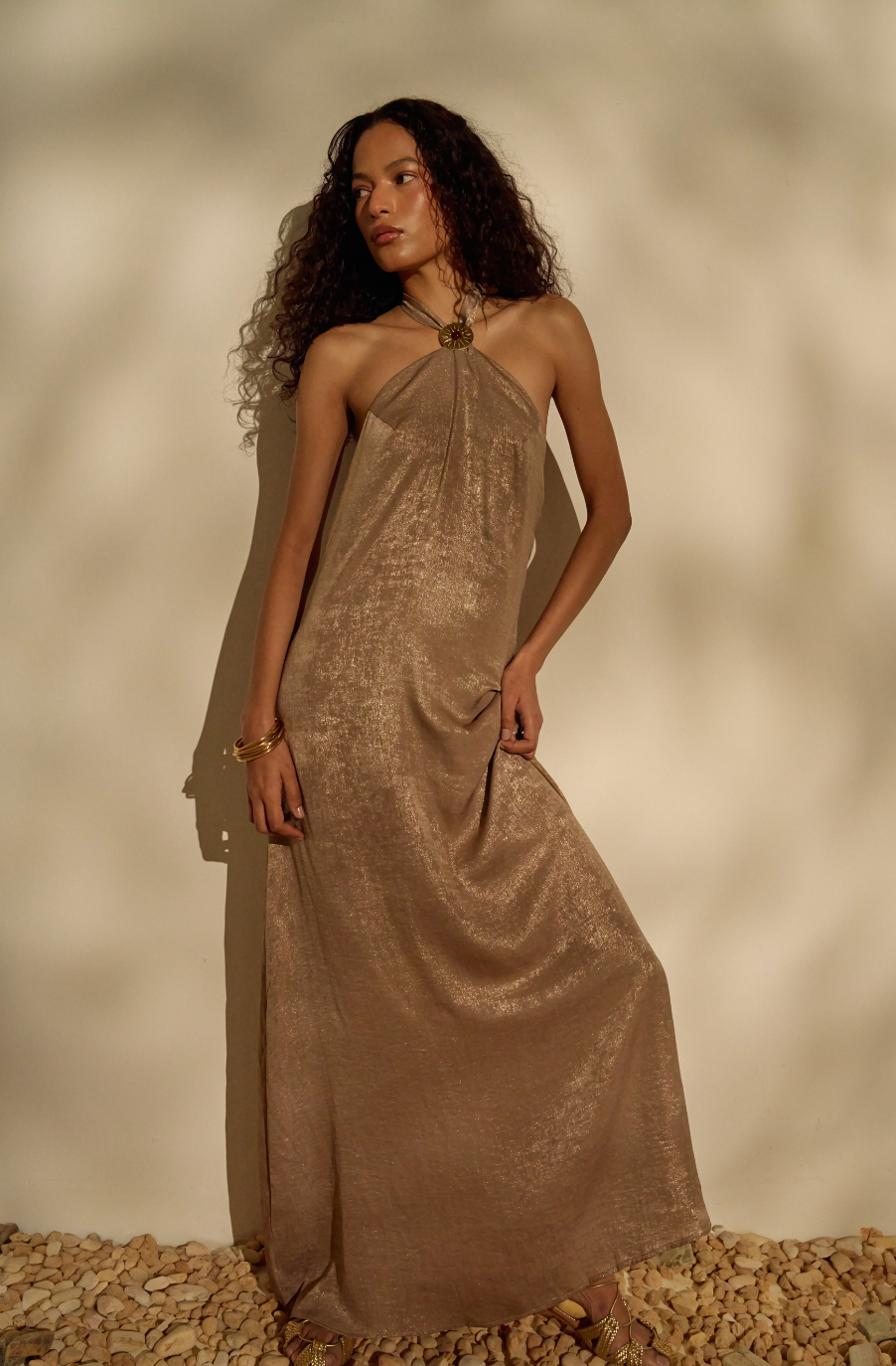 Vestido Sol Dourado