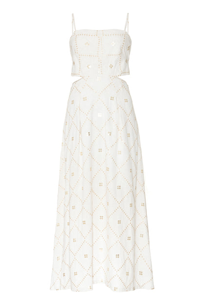 Vestido Alessandra Off White