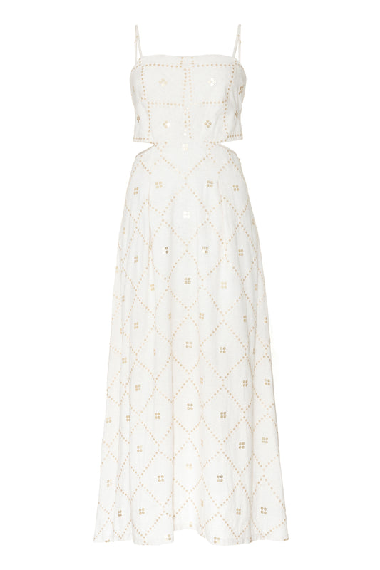 Vestido Alessandra Off White