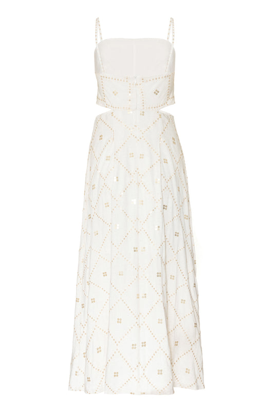 Vestido Alessandra Off White