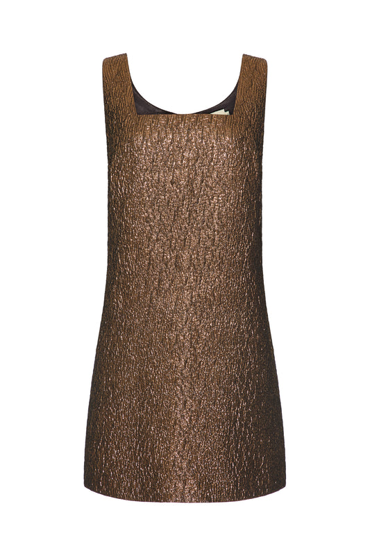 Vestido Malu Dourado