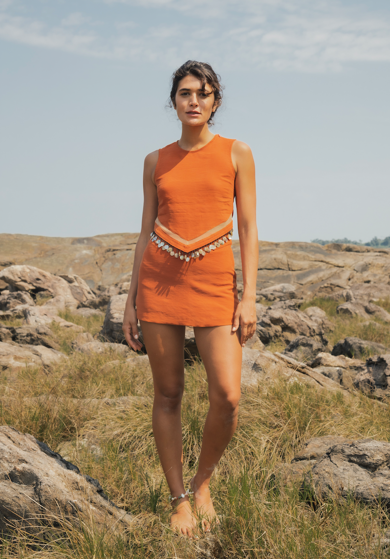 Shorts Saia Jondal Ocre