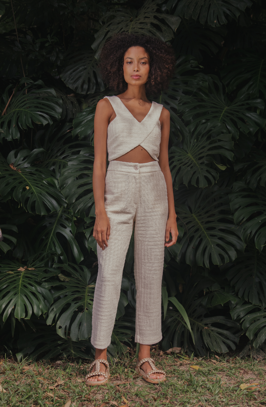 Calça Marta Off White